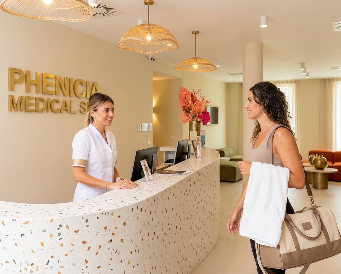 Accueil et consultation à Phenicia Medical Spa